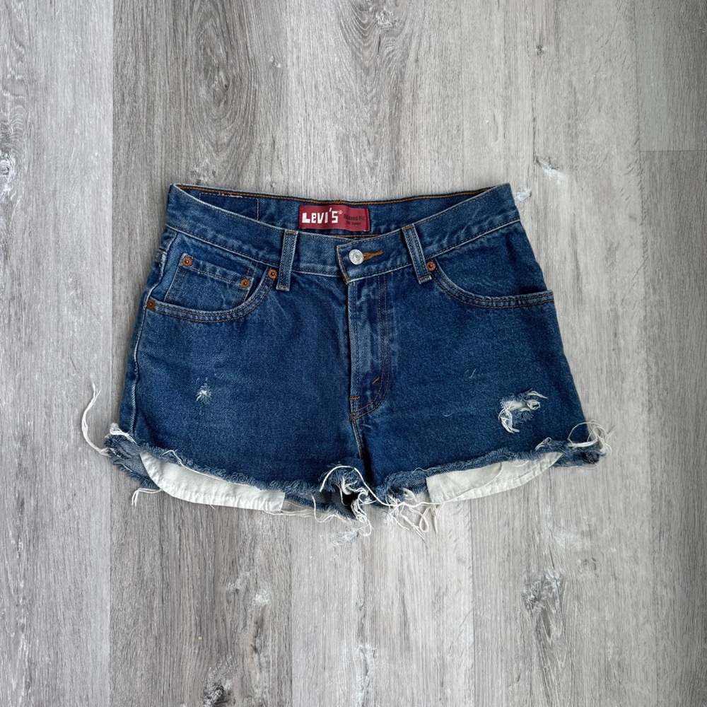 Vintage Levi’s 550s Cutoff Shorts - Dark Wash, Denim by Orlee
